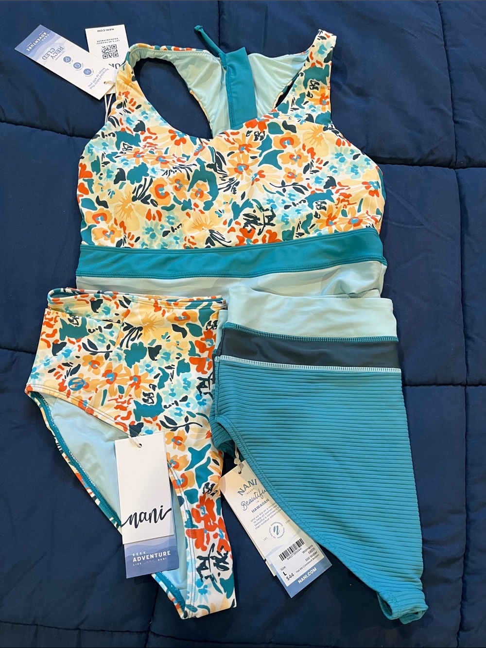 Nani women’s Arches and Stillwater Bikini Swimsuit set